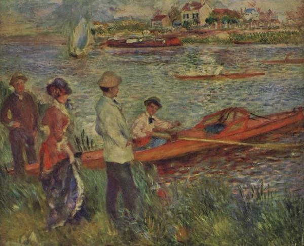 Pierre Renoir Boating Party at Chatou Norge oil painting art